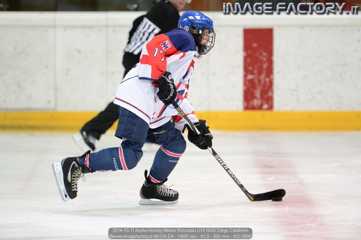 2014-10-11 Aosta-Hockey Milano Rossoblu U14 0545 Diego Calabresi